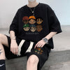 大注目 組み合わせやすい　半袖 Tシャツ＋パンツ 4色　セットアップ F-13149