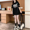 美人度アップ   可愛いウサギちゃん Tシャツ ゆったり半袖 ＜F-2956＞