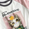 話題沸騰中 プリント切り替え 新作 全2色 半袖Tシャツ カットソー ＜F-8682＞