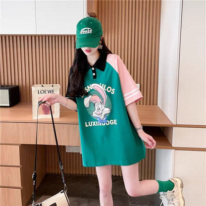 海外トレンド カジュアル 好感度UP 全3色 半袖 Tシャツ ＜F-11639＞
