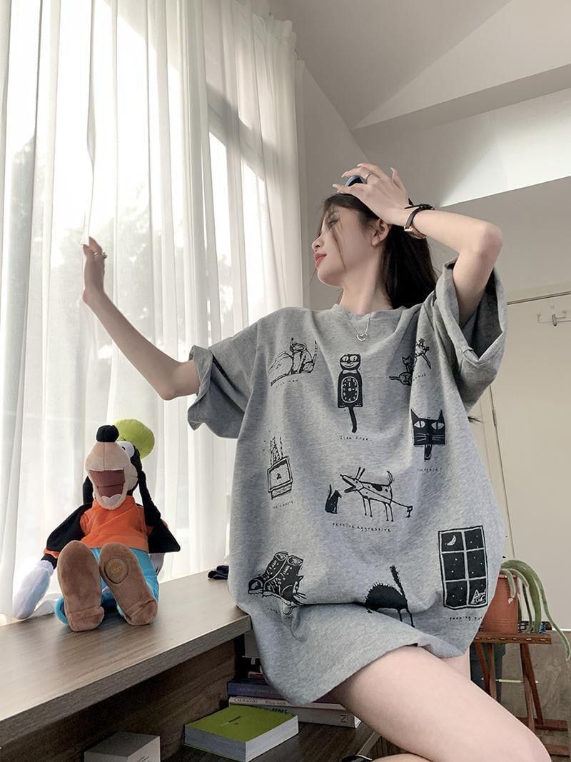 絶対流行 スウィート 早い者勝ち カジュアル Tシャツ<F-11199>