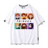 男女兼用 シンプル カジュアル 半袖 Tシャツ F-13397