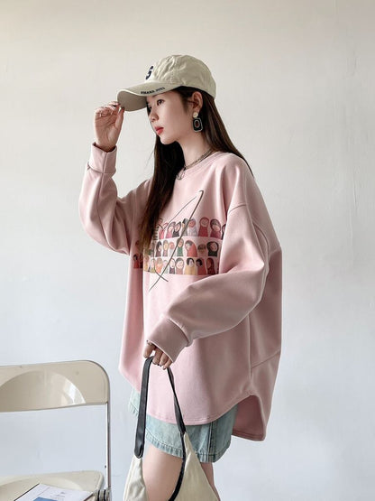 着回し力抜群 sweet系可愛い オシャレデザイン スウェットF-10565