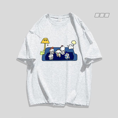 男女兼用 高品質 カジュアル Tシャツ F-13362