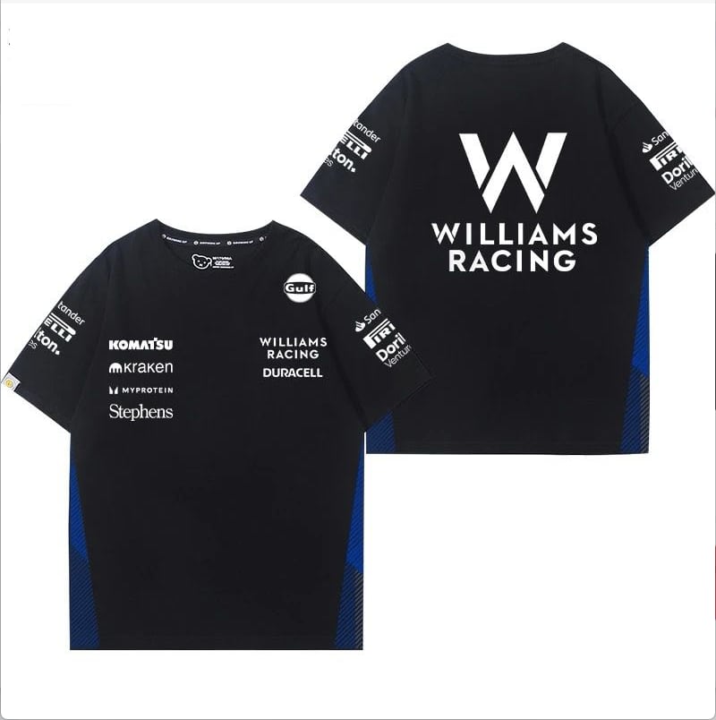 シンプル 男女兼用 着心地良い レーシングデザイン Tシャツ F-13178