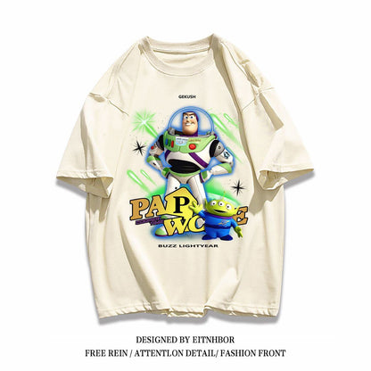 男女兼用 快適 ファッション 半袖 Tシャツ F-13277