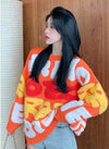 美人度アップ個性派フェミニンセーター<F-5223>