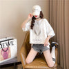 美人度アップ   ビジュー Tシャツ 三色 ゆったり半袖＜F-2945＞