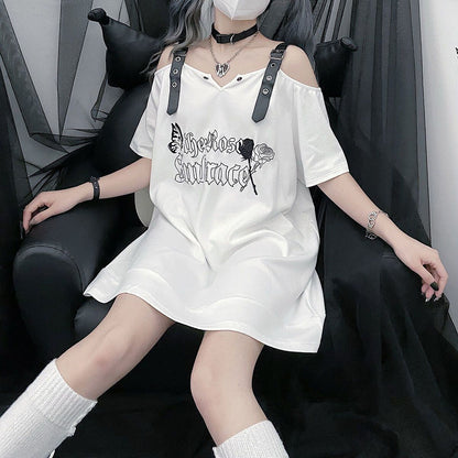 大流行 デザイン性抜群 ファッション 半袖 Tシャツ F-13314