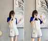 好感度UP カジュアル 絶対欲しい 全2色 半袖 Tシャツ ショートパンツ セットアップ ＜F-8938＞