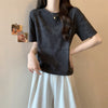 着回し力抜群 ホットダイヤモンド 定番シンプル 全2色 半袖Tシャツ カットソー ＜F-8591＞