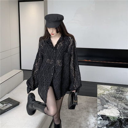 オシャレ度満点   好感度満載 シャツ ブラウス トップス＜F-2776＞