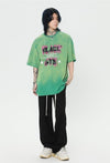 見逃し厳禁   ストリート系 アルファベット プリントTシャツ ＜F-2921＞