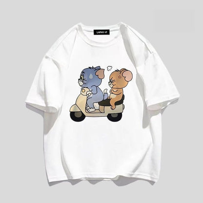 男女兼用 快適 ファッション 半袖 Tシャツ F-13266