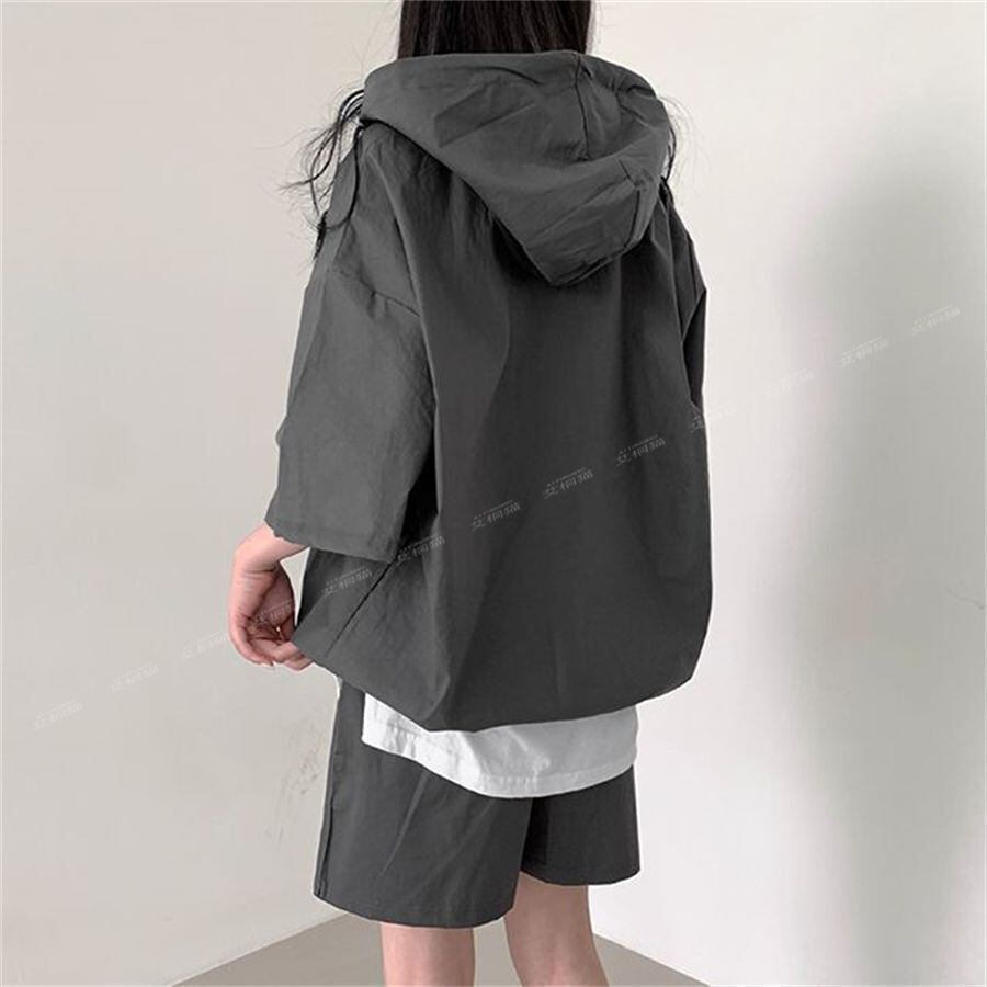 今季マストバイ カジュアル 真夏も快適 4色 半袖 Tシャツ ショートパンツ セットアップ ＜F-11156＞