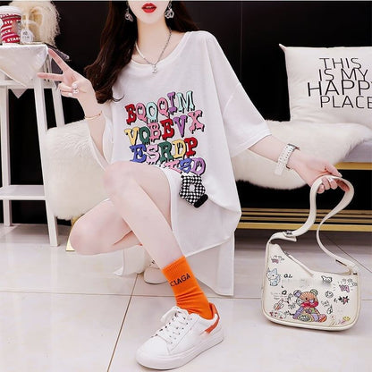 カジュアル   オシャレ度満点 Tシャツ カットソー＜F-3515＞
