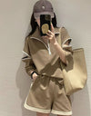 主役級 ファッション 今季マストバイ 個性派 半袖Ｔシャツⅹパンツセット<F-6533>