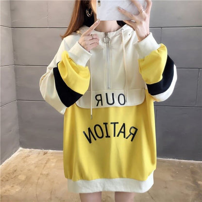 オシャレ感たっぷり   美人度アップ スウェット パーカー＜F-2842＞