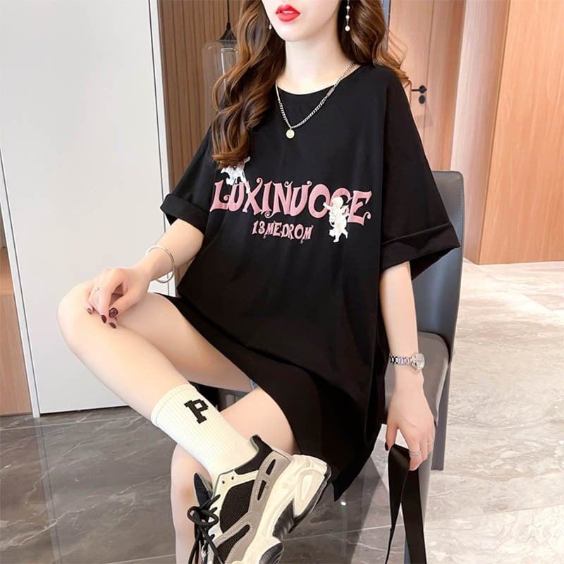 スタイリッシュ   一目惚れ Tシャツ カットソー＜F-3619＞