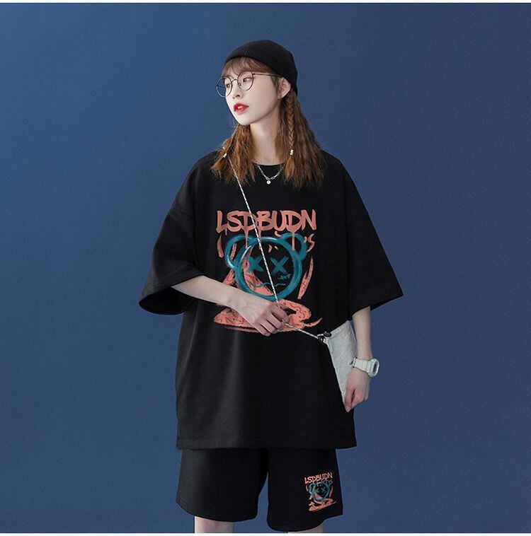 早い者勝ち   半袖Ｔシャツⅹパンツセット全4色