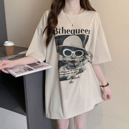 話題沸騰中 レース アバンギャルド 切り替え ホットダイヤモンド 3色選択 半袖Tシャツ＜F-8547＞