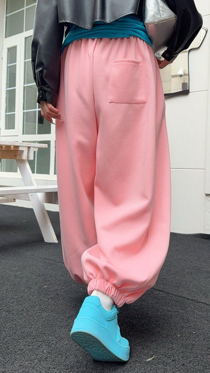 デザイン オシャレ 切り替え 4色 スウェット パンツ F-12210
