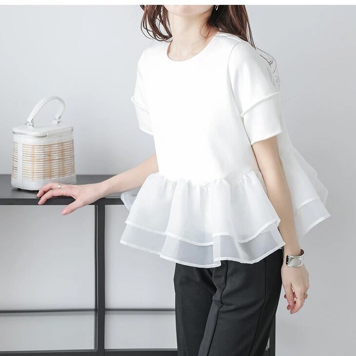 知的 海外トレンド 早い者勝ち 好感度UP カジュアル 全3色 半袖 Tシャツ ＜F-11763＞
