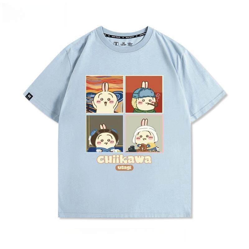 【半額！期間限定！！】ベストセラーアイテム！ カジュアルプリント全5色 早い者勝ち 半袖Tシャツ 男女兼用F-9124