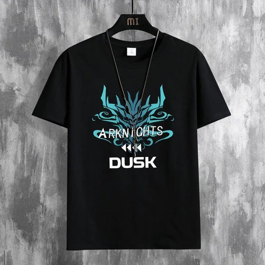 男女兼用 プリント カジュアル 半袖 Tシャツ F-13585