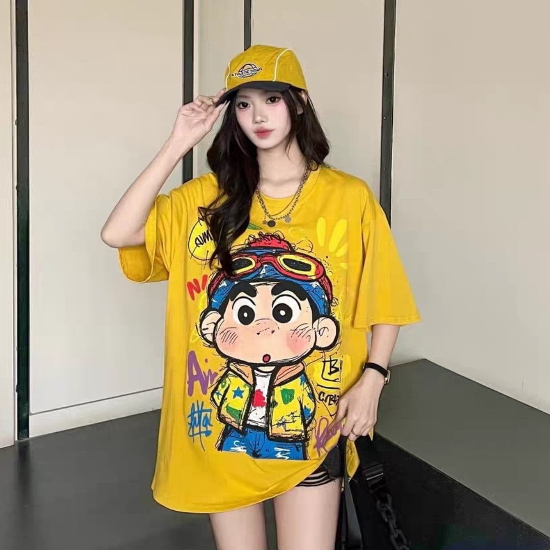 売れ筋 プリント 大人気 半袖 Tシャツ F-13285