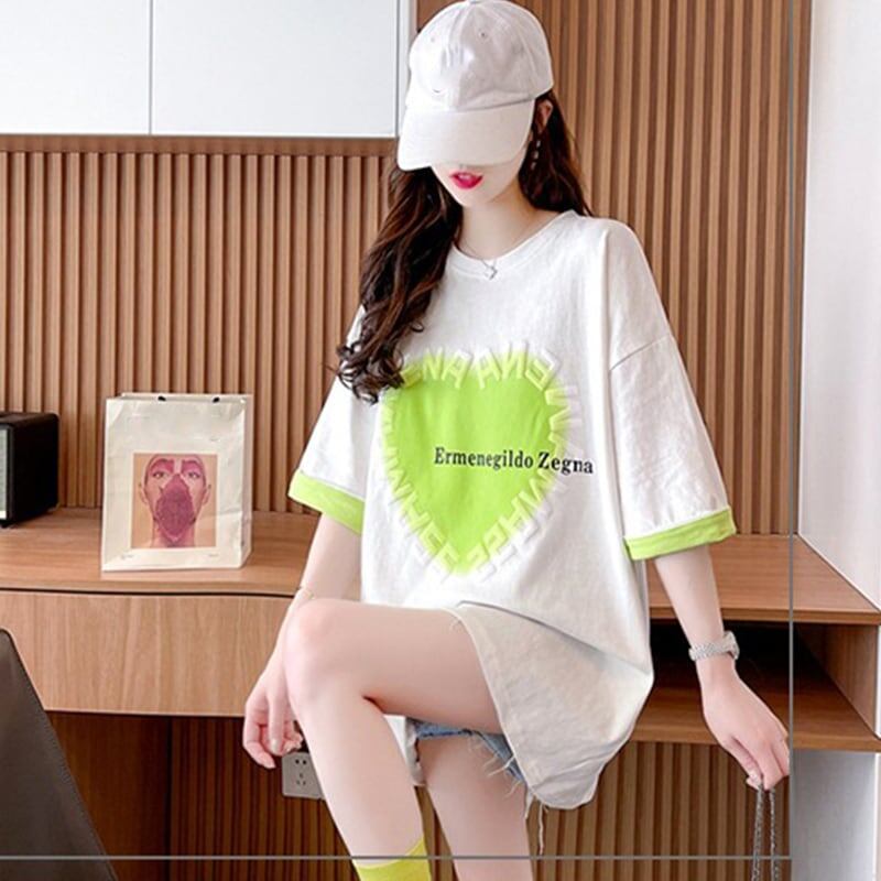 オシャレ度満点   美感いっぱい Tシャツ カットソー＜F-2911＞