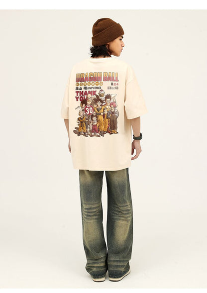 存在感抜群 カジュアル トレンドアイテム ダブルプリント 全7色 半袖TシャツF-9149