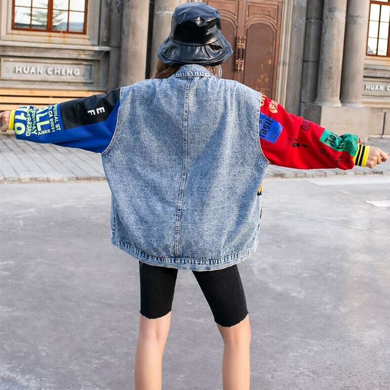超人気 ファッション セクシー 個性派 ルーズ ジャケット <isf-6775>
