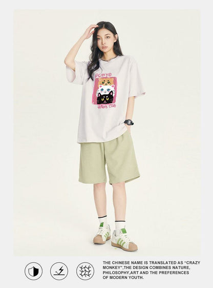 大好評 海外トレンド 定番シンプル 好感度UP カジュアル 全3色 半袖 Tシャツ ＜F-11283＞