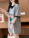 定番シンプル 売り切れ必至 美人度アップ 着回し力抜群 全5色 半袖Tシャツ<F-11376>