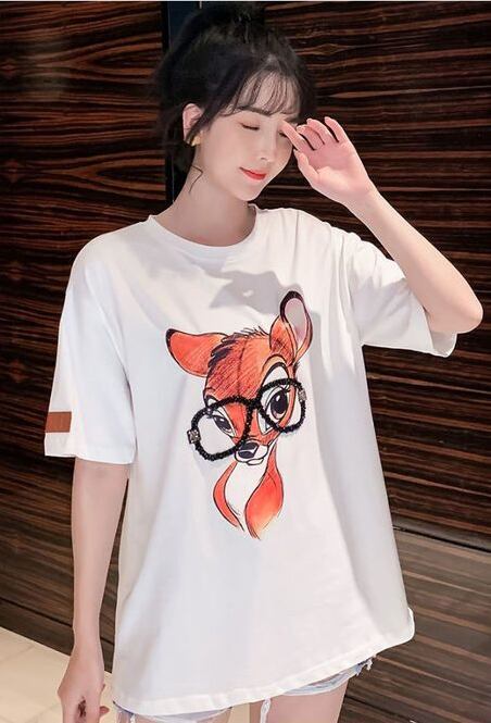 売り切れ必至 アクティブも綺麗も叶う 上品 プリント 全3色 半袖 Tシャツ F-8990