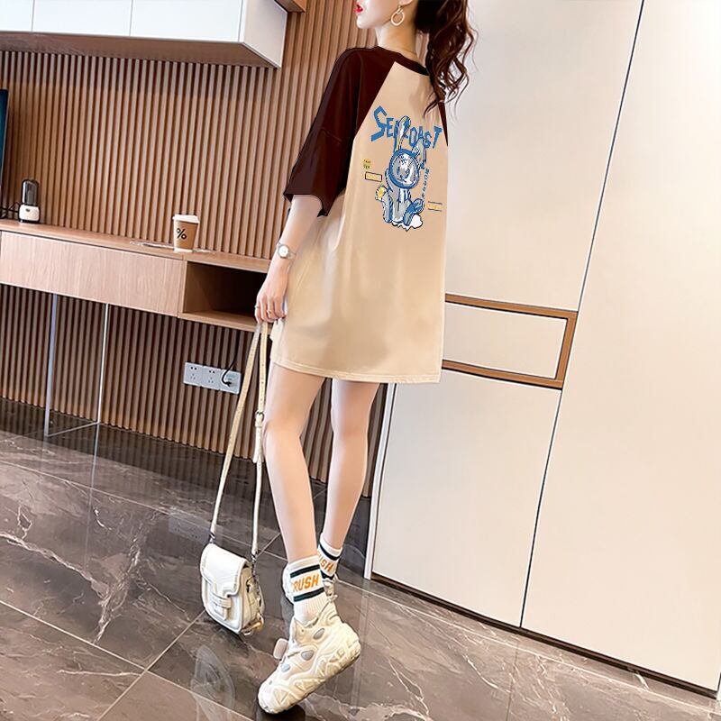 定番シンプル プリント 4色選択可 Tシャツ カットソー＜F-8274＞