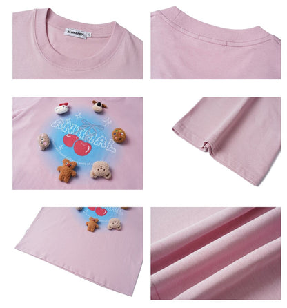 数量限定 ファッション アクティブも綺麗も叶う ゆったり 男女兼用 全3色 半袖Tシャツ＜F-9066＞