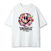話題沸騰中 スマイリー カジュアル 半袖 Tシャツ <F-8651>