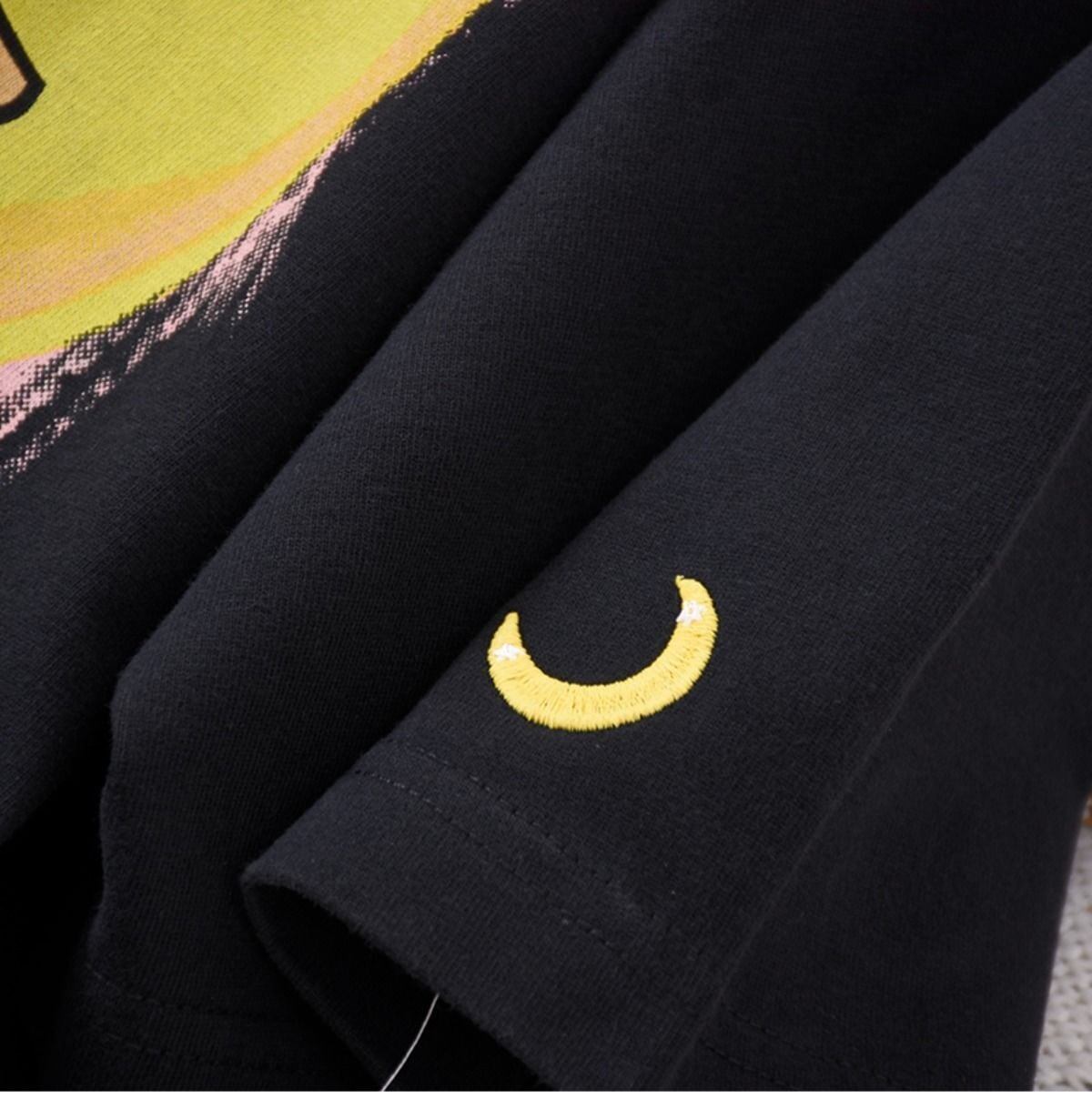 今季も大流行 ゆったり 刺?ロゴ ユニセックス 全3色 半袖 Tシャツ <F-4852>