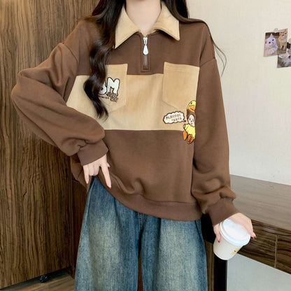 好感度UP オシャレデザイン 都市ファッショ スウェットF-10328