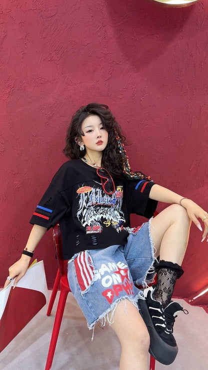 ファッション 美人度アップ おすすめ 好感度UP カジュアル 全4色 半袖 Tシャツ ＜F-11219＞