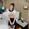 美人度アップ シフォン スウィート 半袖 Tシャツ ショートパンツ セットアップ ＜F-9234＞
