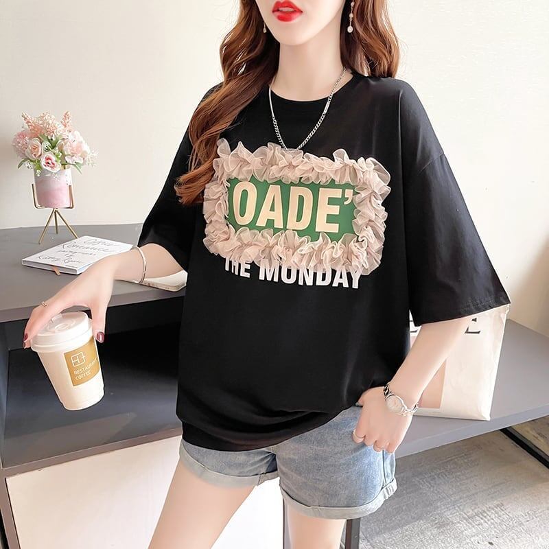 【半額！期間限定！！】オシャレ度満点 3色選択可 高級感溢れる Tシャツ カットソー＜F-3255＞