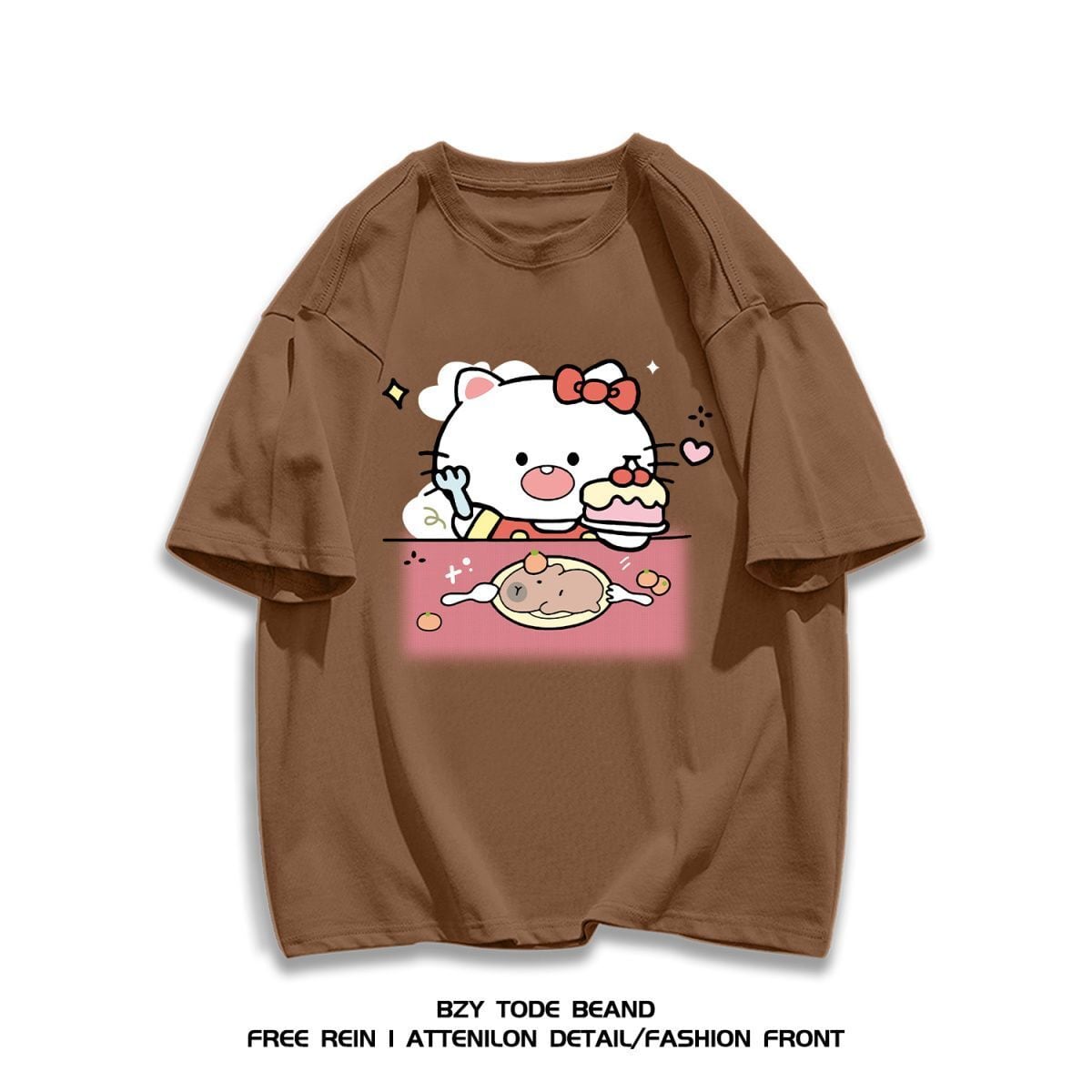 男女兼用 シンプル 快適 プリント Tシャツ F-13293