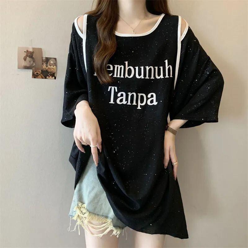 絶対欲しい 特別デザイン 個性派 プリント 2色選択 半袖Tシャツ＜F-8554＞