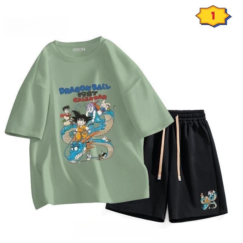 今季マストバイ  ファッション男女兼用 半袖Ｔシャツⅹパンツセット全6色F-6537