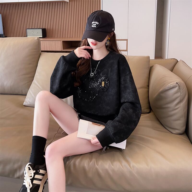 絶対流行 デザイン性抜群 スタイルアップ効果抜群 おしゃれ度高め 全2色 トップスF-9492