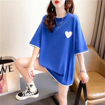 ファッション 3色選択可 シンプル 切り替え Tシャツ カットソー＜F-3070＞