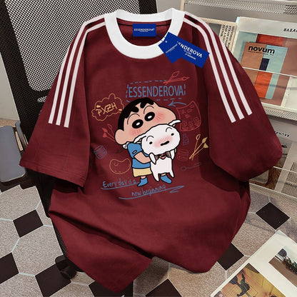 男女兼用 新作 カジュアル 半袖 Tシャツ F-13343